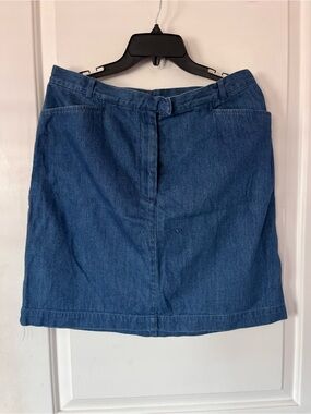Charter Club Classic Blue Denim Skirt - Women